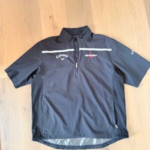 Callaway Black Short Sleeve Golf Jacket